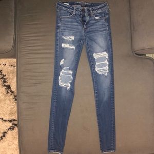 american eagle ripped jeans